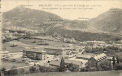 CPA Briancon Ville la plus elevee de l'Europe Sainte Catherine les Casernes et les Forts Superieurs 