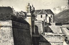 CPA Briancon La Porte Pignerol et l'Eglise 