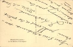 CPA Briancon La rue Mercerie et les remparts 