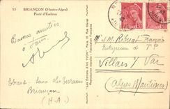 CPA Briancon Hautes Alpes Porte d'Embrun 