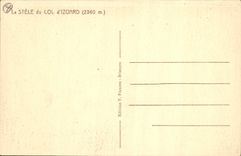 CPA La Stele du Col d'Izoard 