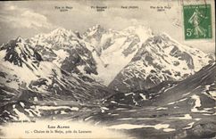 CPA Les Alpes Chaine de la Meije pres du Lautaret 