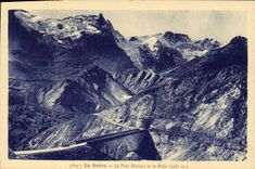 CPA La Grave Le Pont Moriat et la Meije 