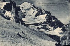 CPA Dauphine Messif du Pelvoux Le Pic des Agneaux 