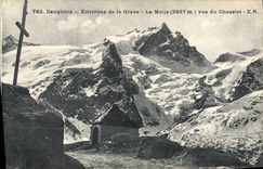 CPA Dauphine Environs de la Grave La Meije vue du Chazelet 