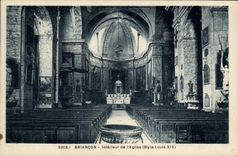 CPA Briancon Interieur de l'Eglise 