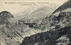 CPA Dauphine De la Grave au Lautaret Villard d'Arene et le Combeynot 