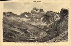 CPA Les Alpes Queyras Vallee du Guil au dela d'Abries Le Mont Viso 