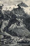 CPA Dauphine La Grave Vue generale et le Massif de la Meije 