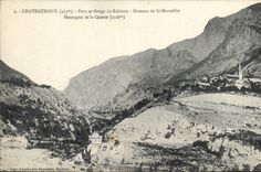 CPA Chateauroux Pont et Gorge du Rabious Hameau de St Marcellin Montagne de la Queste 