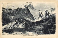 CPA Les Alpes La Grave et la Chaine de la Meije 