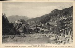 CPA Route des Alpes La Vallee et les Gourges du Queyras 