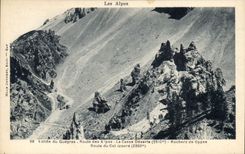 CPA Les Alpes Vallee du Queyras Route des Alpes La Casse Deserte 