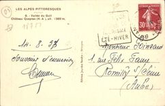 CPA Vallee du Gull Chateau Queyras 