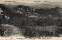 CPA La crete des Cevennes Vue prise de la Champ Raphael Ardeche 