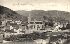 CPA Vals les Bains L'Eglise 