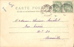 CPA Tarascon Le Chateau et le Pont de Beaucaire 