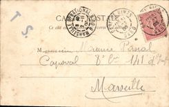 CPA Vue du Pont suspendu du Rhone a Tarascon 