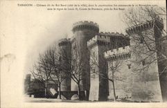 CPA Tarascon Chateau dit du Roi Rene Cote de la Ville 