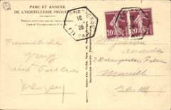 CPA Ile de Port Chos Var Vers le Chateau de feerie Un Chemin de Jumiere magique pour les Ames