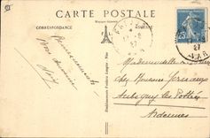 CPA Saint Raphael Var Le Semaphore du Dramont et l'Ile d'Or