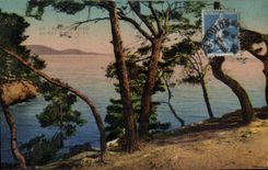 CPA Bord d'Mer au cap Brun 