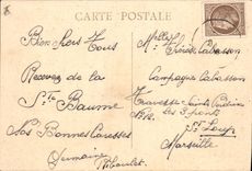 CPA La Sainte Baume Nazareth Le Refectoire 