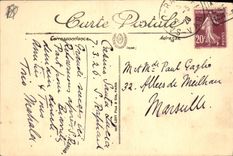 CPA Saint Raphael Le Boulevard Felix Martin et Les Bains