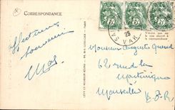 CPA Saint Raphael Var les Lions de Terre et de Mer