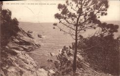 CPA Cavalaire Var un coin des Rochers de Lacron 