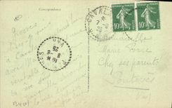 CPA Cavalaire Var un coin des Rochers de Lacron