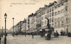 CPA Toulon Var Quai Cronstadt 