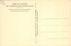 CPA Ile de Port Cros Var le Manoir d'Helene et de Jean d'Agreve la luxuriance de sa vegetation en fa