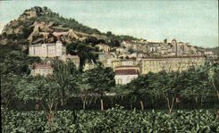 CPA Hyeres La ville vue prise de la gare