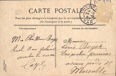 CPA Hyeres La ville vue prise de la gare