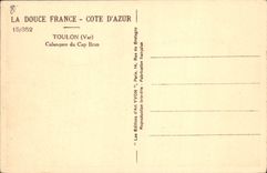 CPA Cote d'Azur Toulon Var Calanques du Cap Brun 