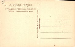 CPA Paysages et Pierres de Provence Frejus Galeries Voutees des Arenes