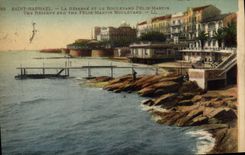 CPA Saint Raphael la Reserve et le Boulevard Felix Martin 