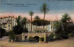 CPA Hyeres les Palmiers Jardin public kiosque de Musique 