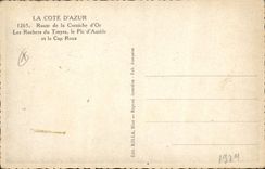 CPA La Cote d'Azur Route de la Corniche d'Or Les Rochers du trayas le Pic d'Aurele et le Cap Roux 