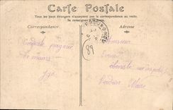 CPA Auxerre Statue de J J Fourier 