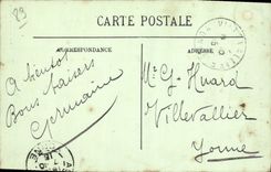 CPA Auxerre Hotel des Postes 