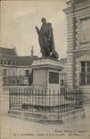 CPA Auxerre Statue de J J Fourier 