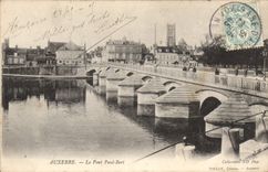 CPA Auxerre Le Pont Paul Bert 