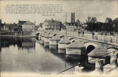 CPA Auxerre Le Pont Paul Bert 