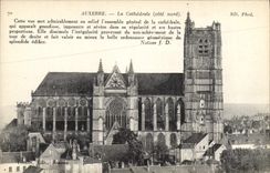 CPA Auxerre La Cathedrale cote nord 