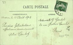 CPA Auxerre L'Horloge 