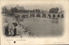 CPA Auxerre Le Pont Paul Bert 