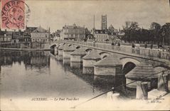 CPA Auxerre Le Pont Paul Bert 