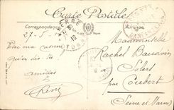 CPA Auxerre La Caserne Vauban Militaria